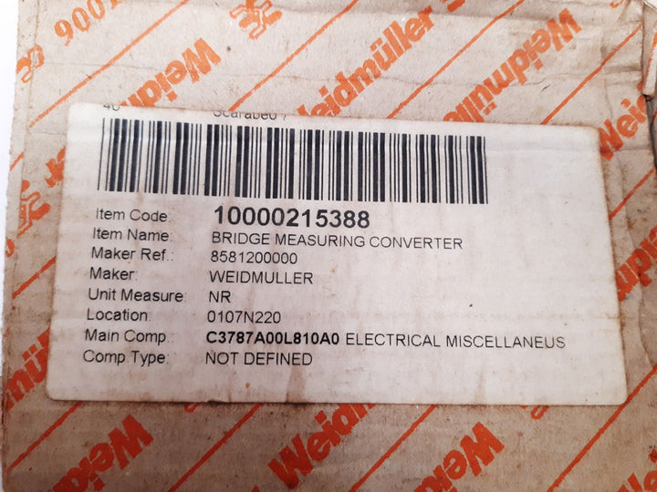 Weidmuller Was5 Pro Bridge 8581200000 - Aeliya Marine Tech