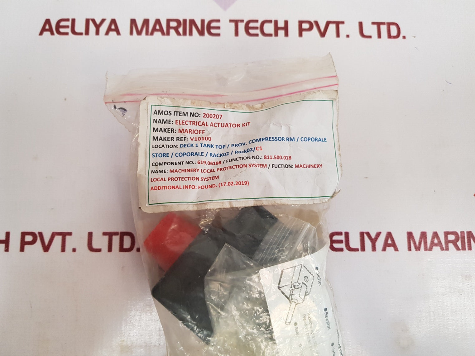 Murr Elektronik 7000-29001-0000000 Plug With Parker 71216J21Bl00N0D300C2 Coil - Aeliya Marine Tech