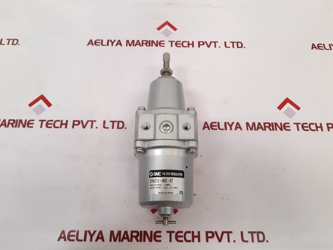 Smc eiw212-n02-x7 air filter regulator - Aeliya Marine Tech