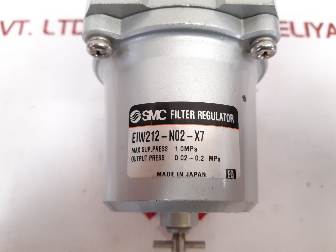 Smc eiw212-n02-x7 air filter regulator - Aeliya Marine Tech