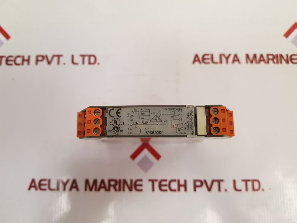 Weidmuller 8543820000 Was5 Dc/Alarm - Aeliya Marine Tech