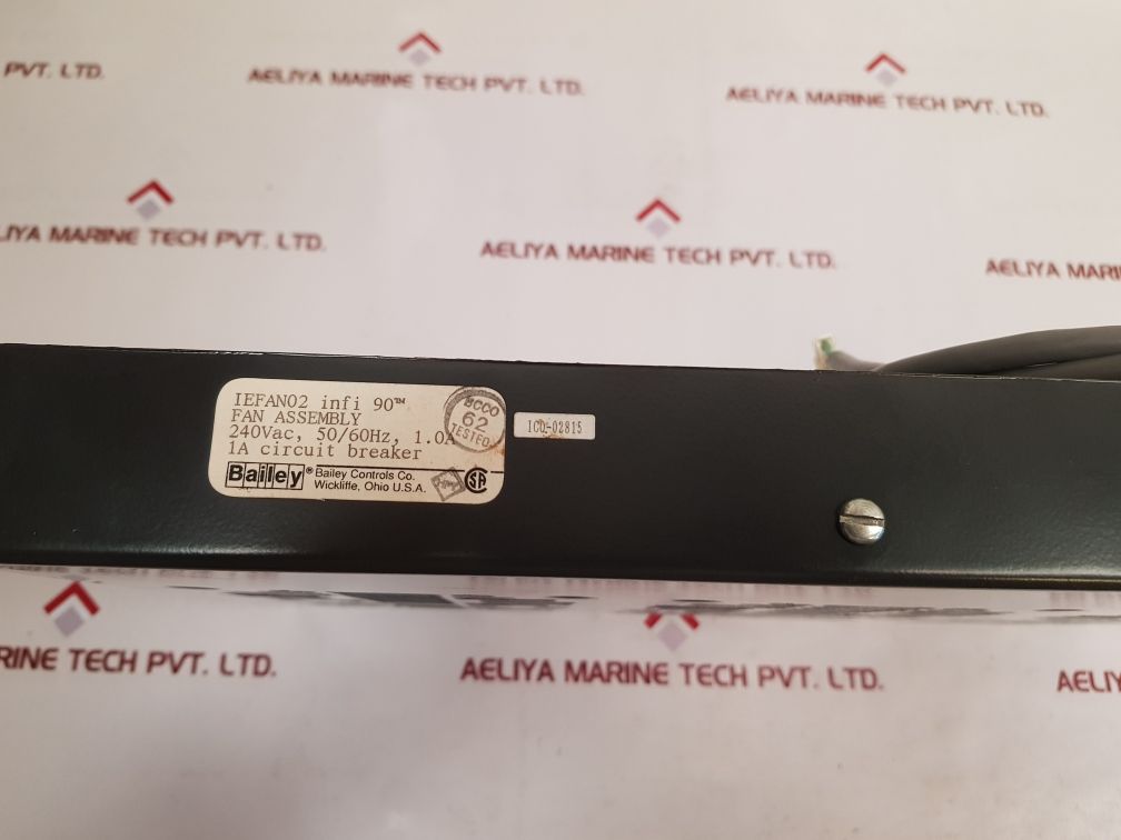 Bailey Controls Iefan02 Infi 90 Fan Assembly - Aeliya Marine Tech