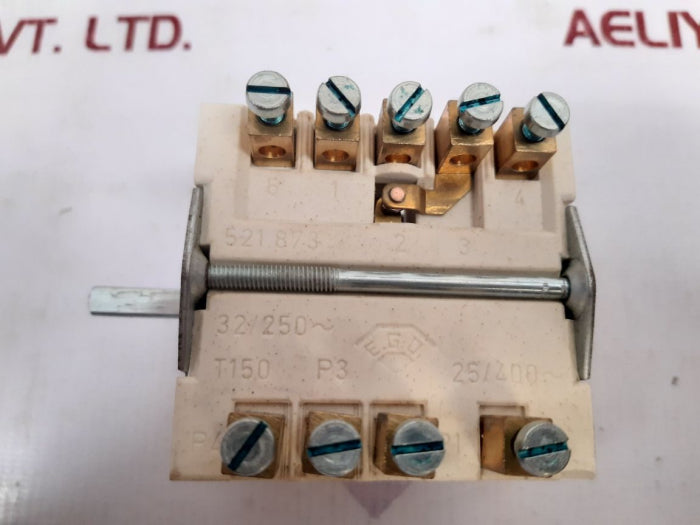 E.G.O. 521.873 Rotary Switch 25/400~