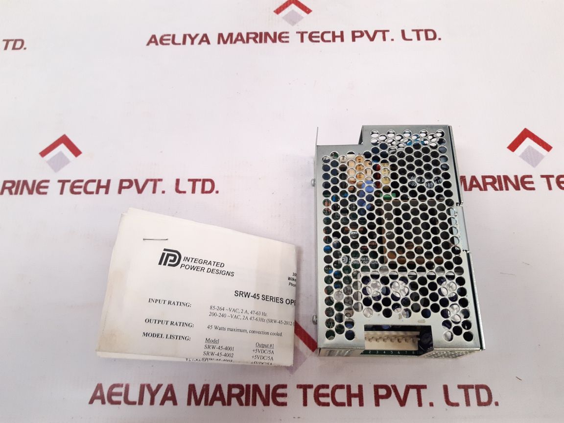 Integrated Power Designs Srw-45-2004 Power Supply