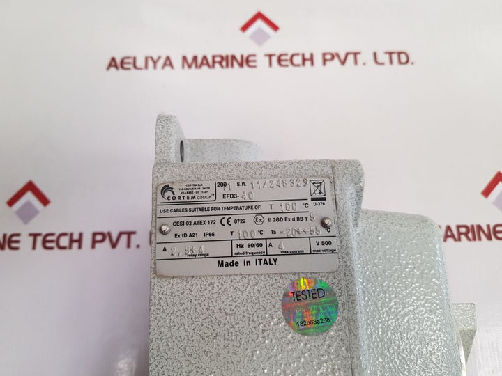 Cortem Efd3-40 Command And Control Station New - Aeliya Marine Tech