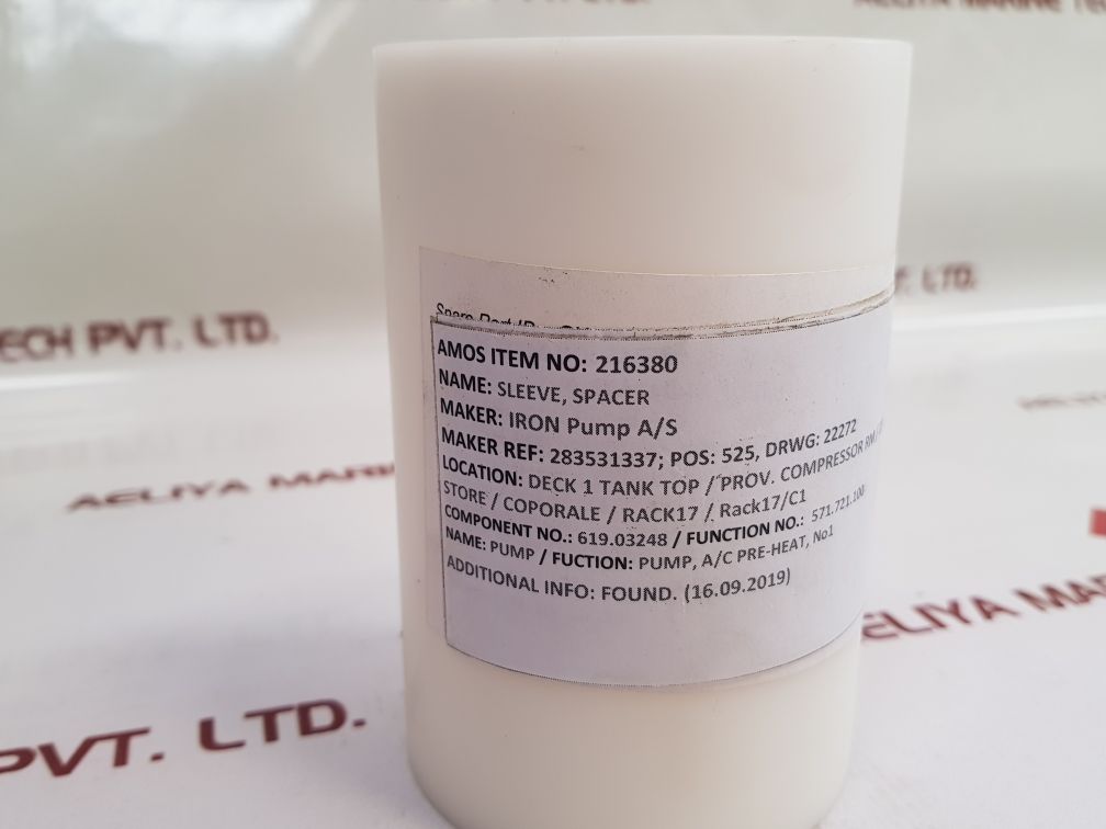 Iron Pump 216380 Spares, Amos - Aeliya Marine Tech