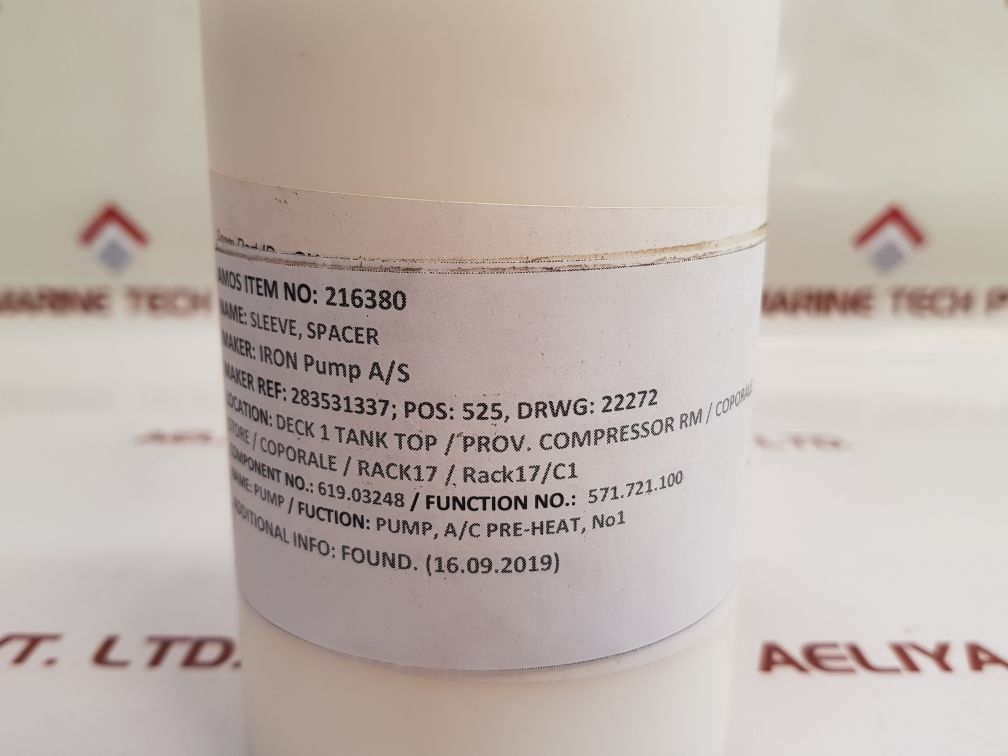 Iron Pump 216380 Spares, Amos - Aeliya Marine Tech