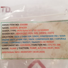 Iron Pump 216380 Spares, Amos - Aeliya Marine Tech