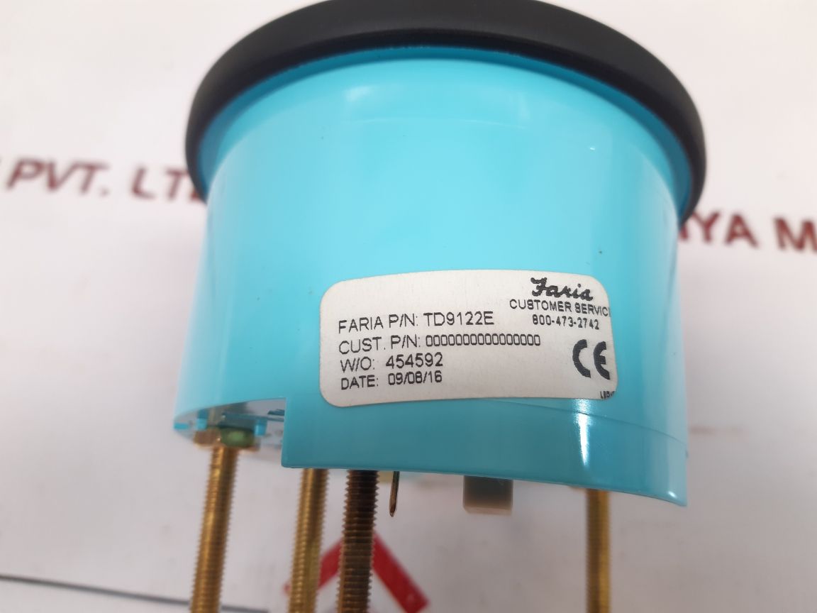 Faria td9122e tachometer - Aeliya Marine Tech