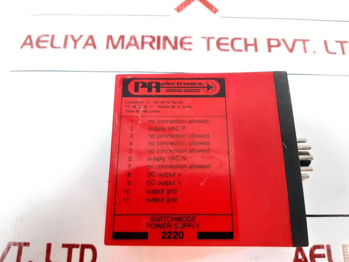 Pr Electronics 2220 Switchmode Power Supply 2220 A1 - Aeliya Marine Tech