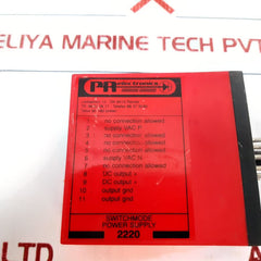 Pr Electronics 2220 Switchmode Power Supply 2220 A1 - Aeliya Marine Tech