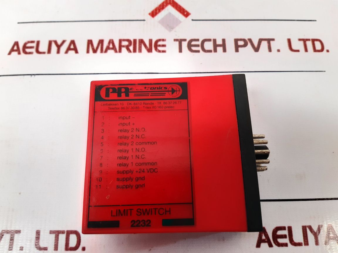 Pr Electronics 2232 Limit Switch - Aeliya Marine Tech