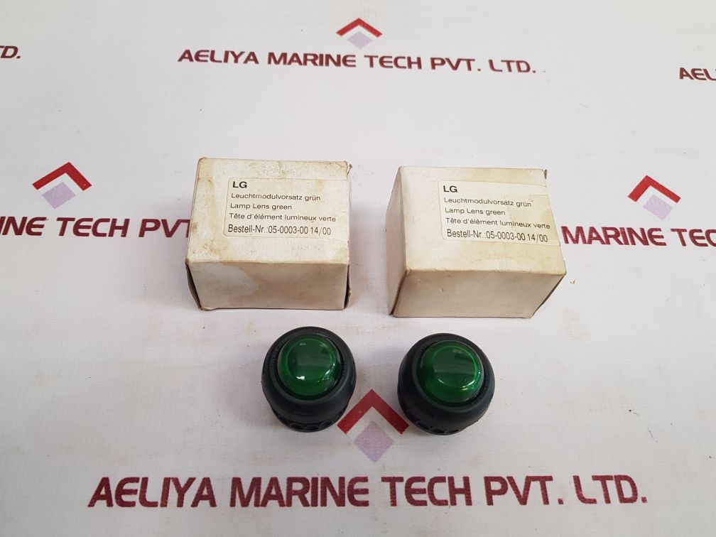 Set of 10x Bartec ptb 00 atex 3114 u green lamp lens