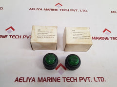 Set of 10x Bartec ptb 00 atex 3114 u green lamp lens