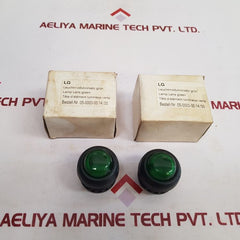 Set of 10x Bartec ptb 00 atex 3114 u green lamp lens
