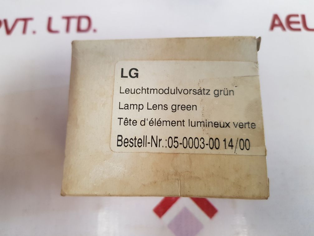 Set of 10x Bartec ptb 00 atex 3114 u green lamp lens - Aeliya Marine Tech