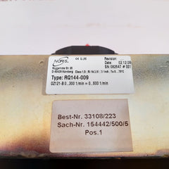 Noris rq144-009 rpm meter 0...300 1/min= 0...600 1/min - Aeliya Marine Tech