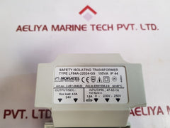 Noratel Lf84A-22024-gs Safety Isolating Transformer - Aeliya Marine Tech