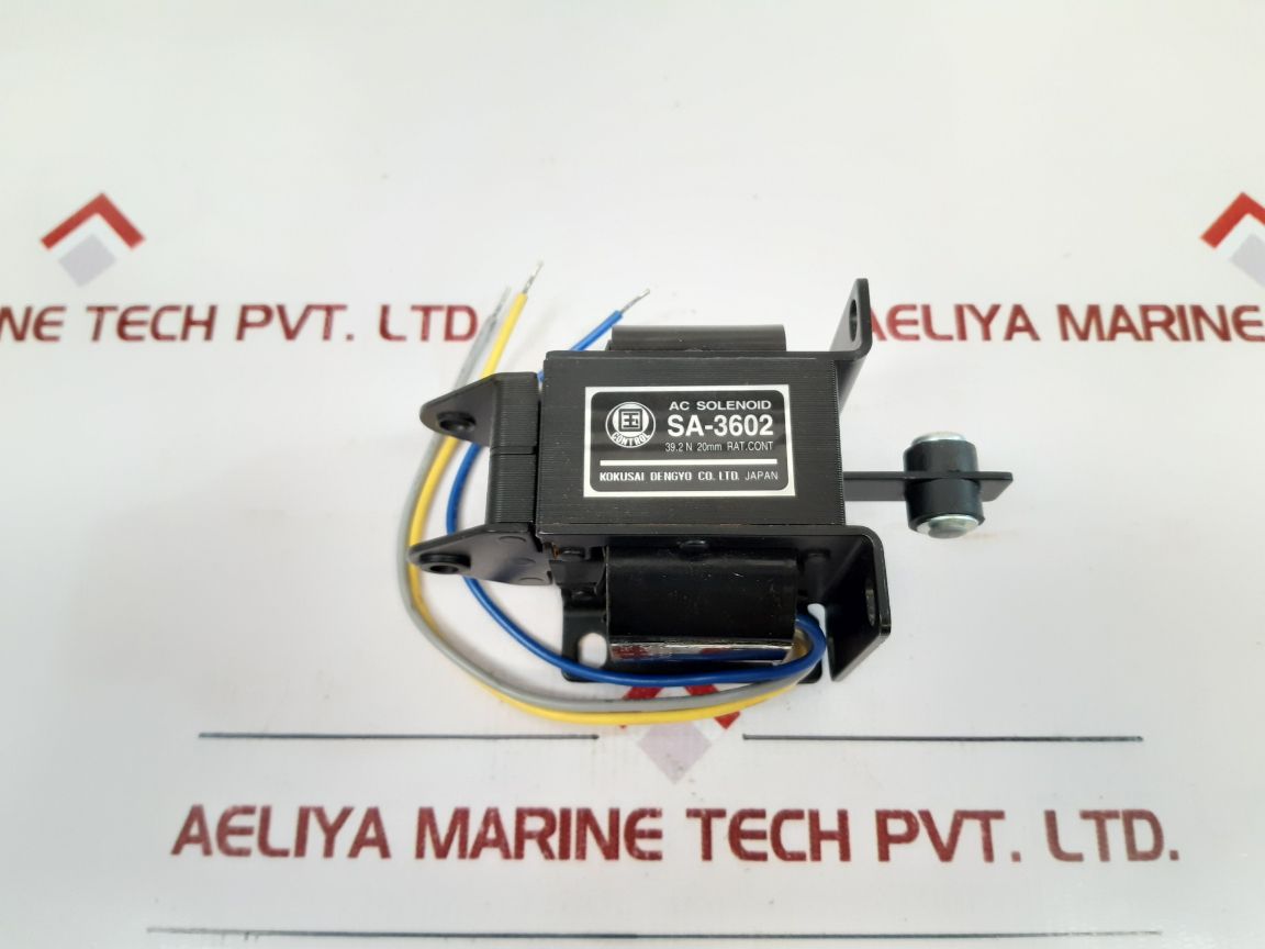 Kokusai Dengyo Sa-3602 Ac Solenoid - Aeliya Marine Tech