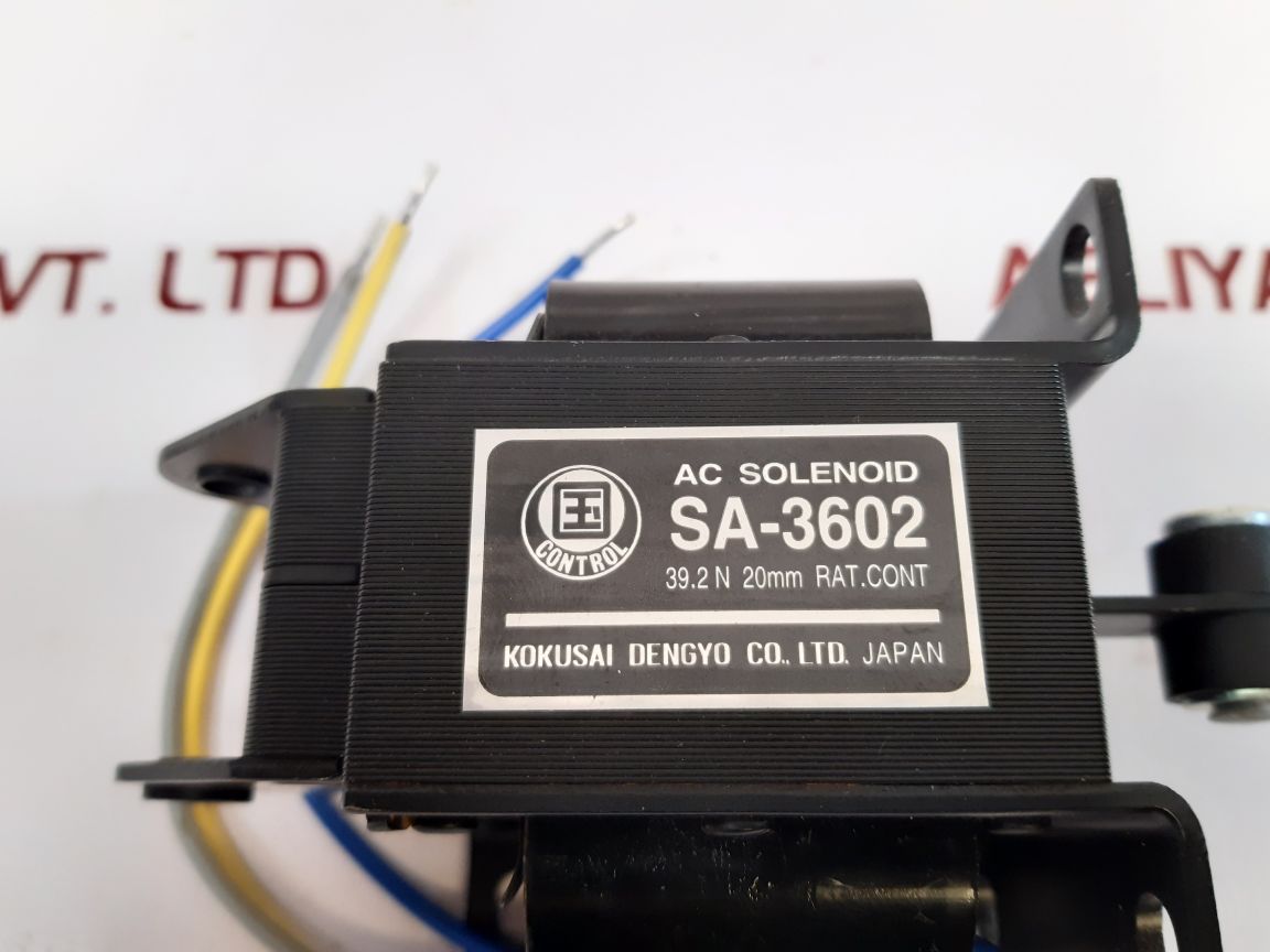 Kokusai Dengyo Sa-3602 Ac Solenoid - Aeliya Marine Tech