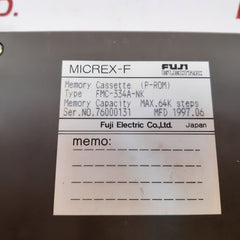 Fuji Electric Micrex-f Fmc-334A-nk Programmable Controller - Aeliya Marine Tech