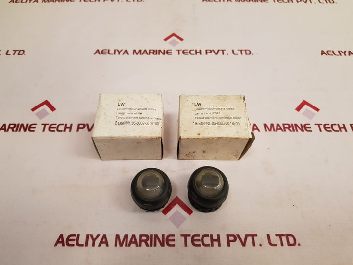 Set of 3x Bartec ptb 00 atex 3114 u white lamp lens