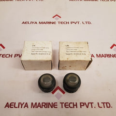 Set of 3x Bartec ptb 00 atex 3114 u white lamp lens