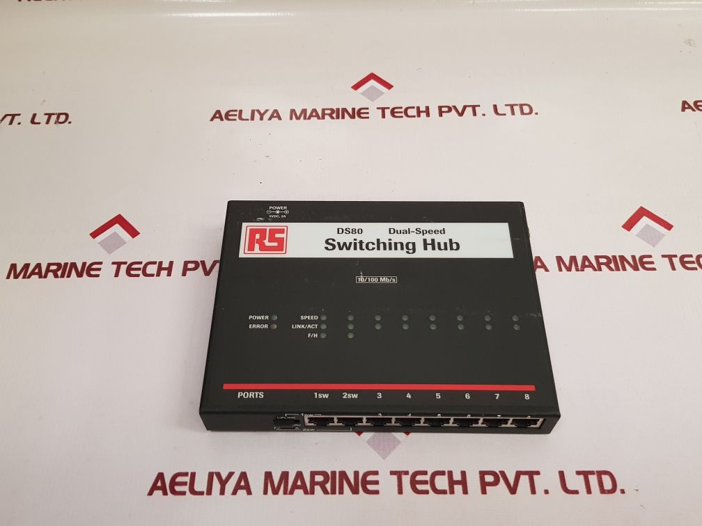 Rs Ds80 Dual-speed Switching Hub 388-4069 - Aeliya Marine Tech