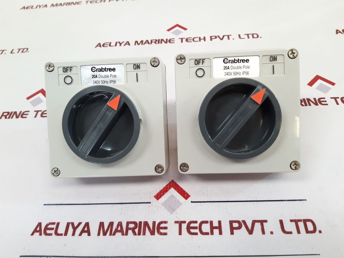 Crabtree 20A Double Pole Switch