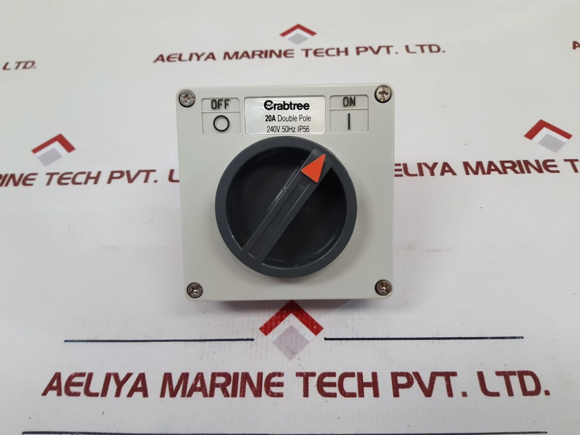 Crabtree 20A Double Pole Switch - Aeliya Marine Tech