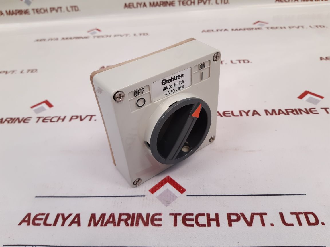 Crabtree 20A Double Pole Switch - Aeliya Marine Tech