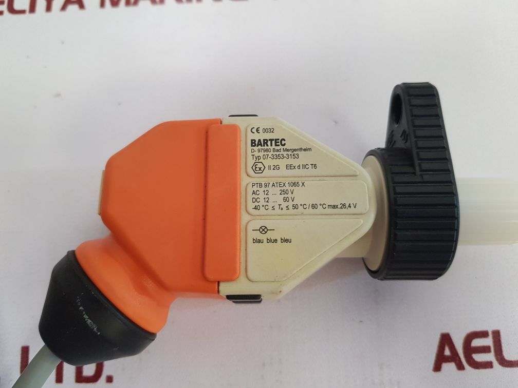 Bartec 07-3353-3153 Lamp Module With 05-0003- Blue Pilot Light - Aeliya Marine Tech