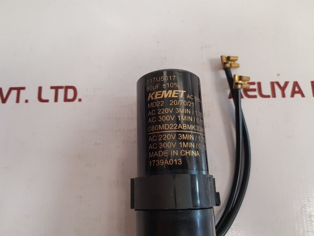 Kemet 117U5017 Ac Motorstart Capacitor 1739A013 - Aeliya Marine Tech