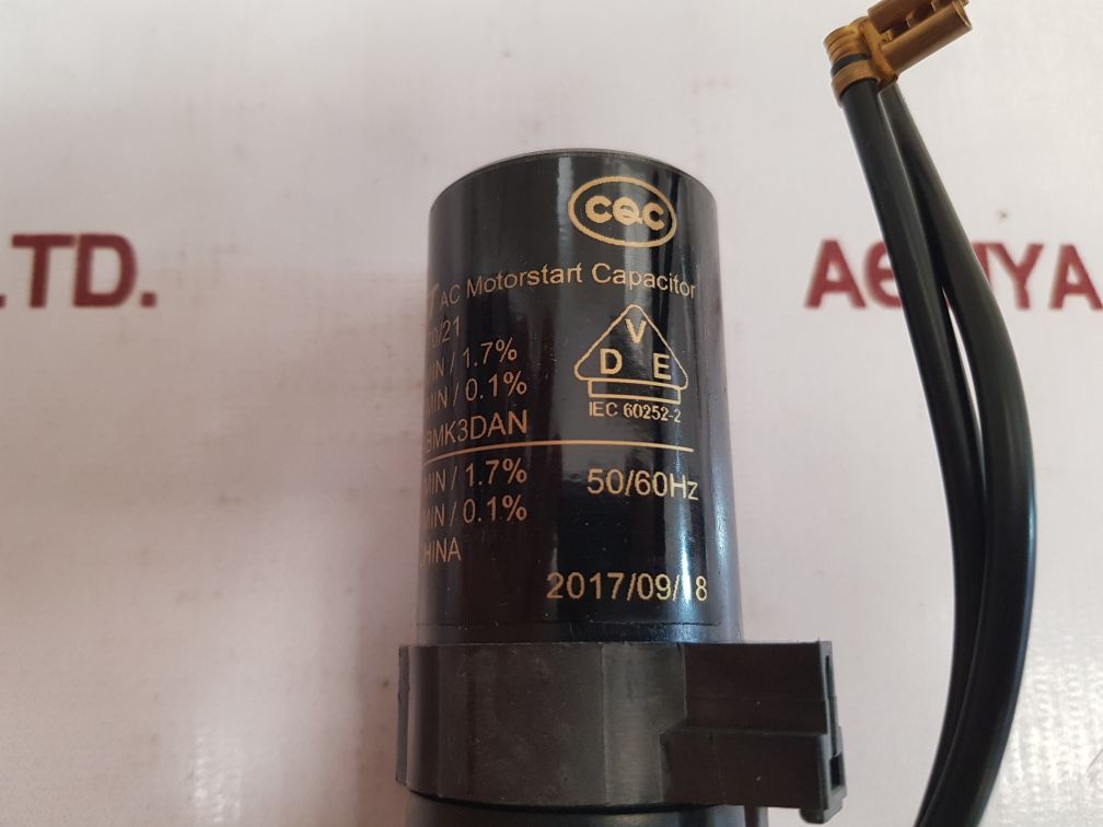 Kemet 117U5017 Ac Motorstart Capacitor 1739A013 - Aeliya Marine Tech