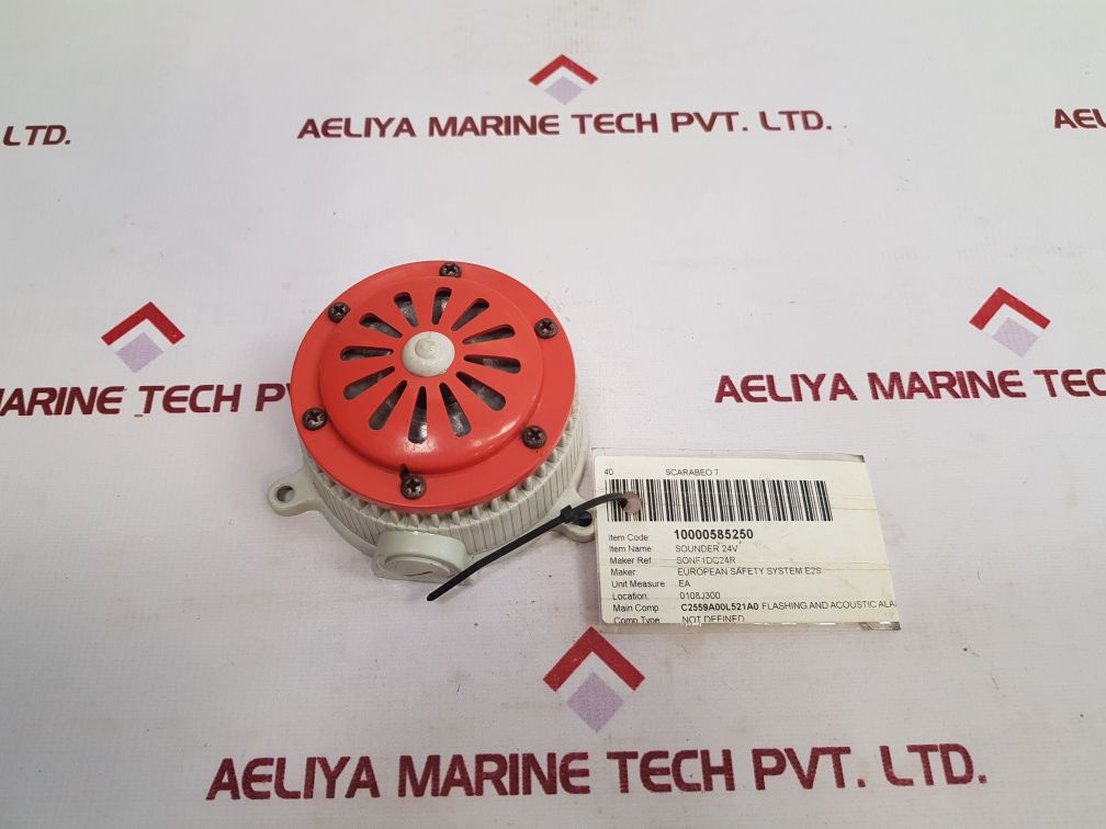 Sirena Microsai Sounder 24V 24V~50/60Hz 10W - Aeliya Marine Tech