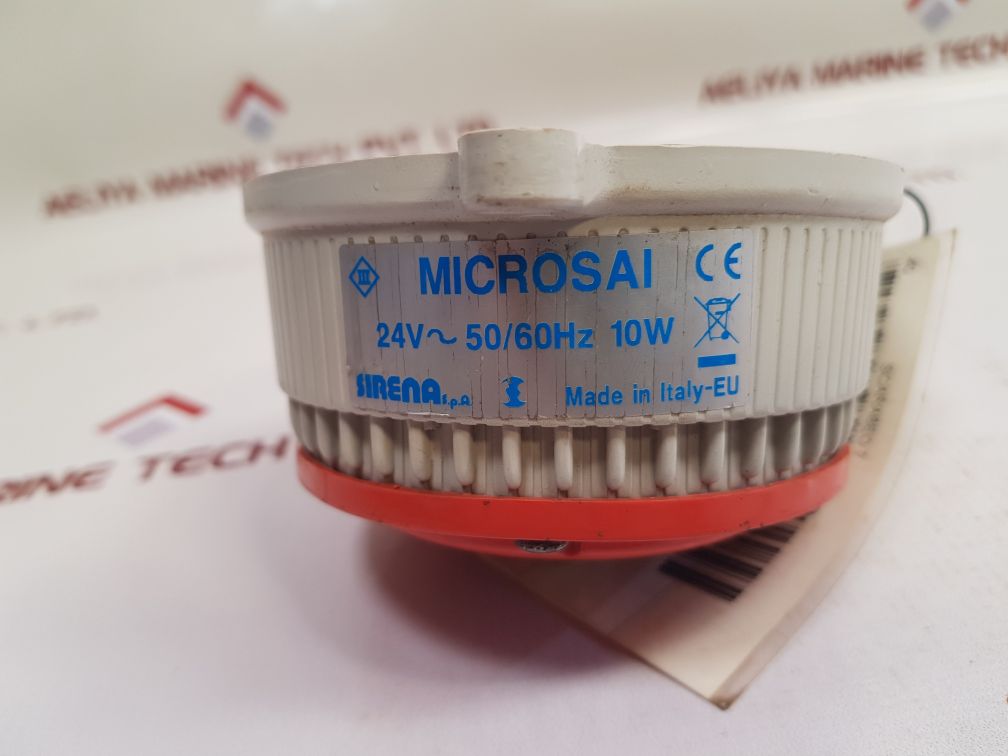 Sirena Microsai Sounder 24V 24V~50/60Hz 10W - Aeliya Marine Tech