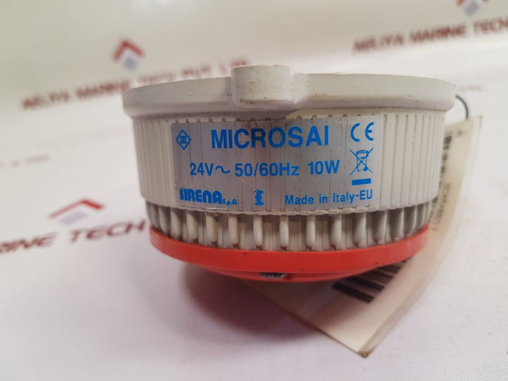 Sirena Microsai Sounder 24V 24V~50/60Hz 10W - Aeliya Marine Tech