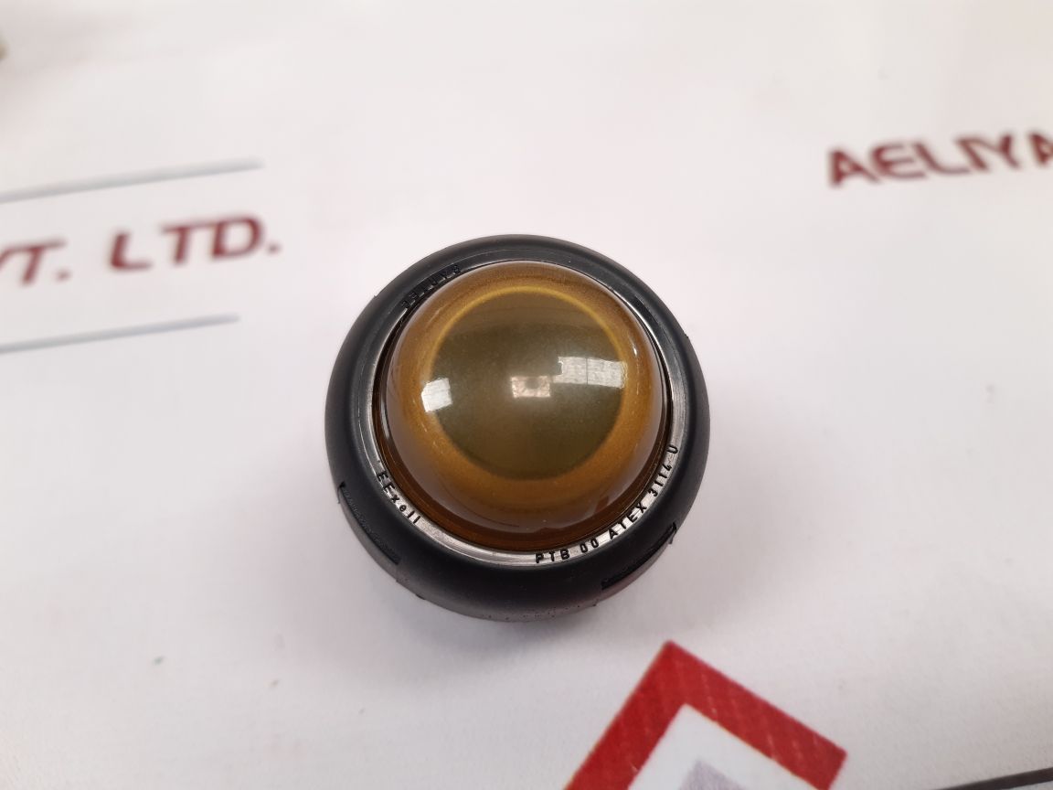 Set Of 5X Bartec 05-0003-00 15/00 Yellow Lamp Lens