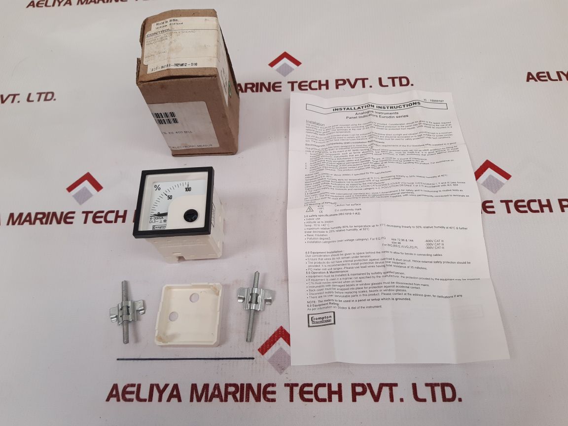 Crompton 91U85000072 Analog Indicator