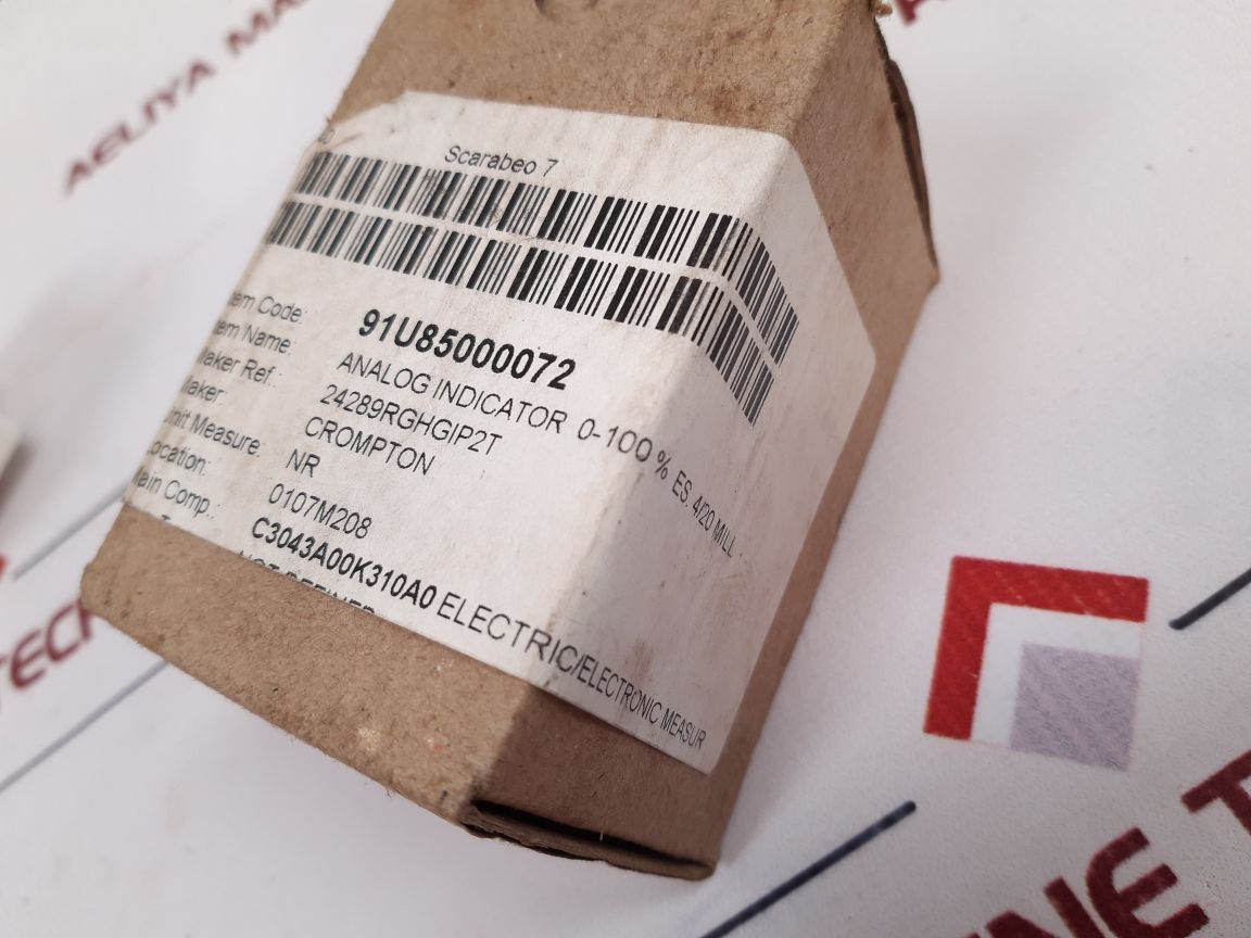 Crompton 91U85000072 Analog Indicator - Aeliya Marine Tech