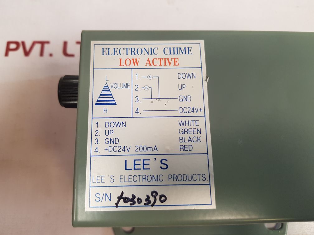 Lee's Electronic Chime +Dc24V 200Ma - Aeliya Marine Tech