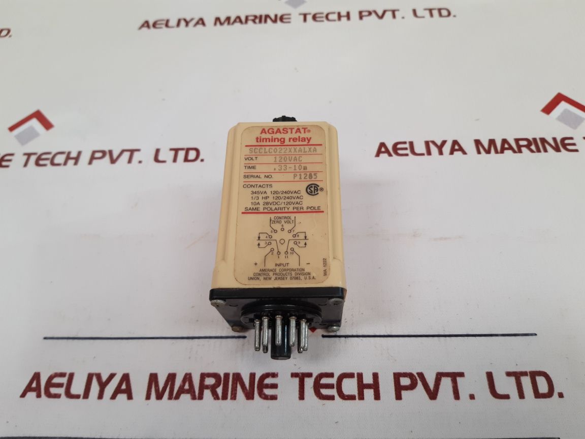 Agastat Scclc022Xxalxa Timing Relay - Aeliya Marine Tech