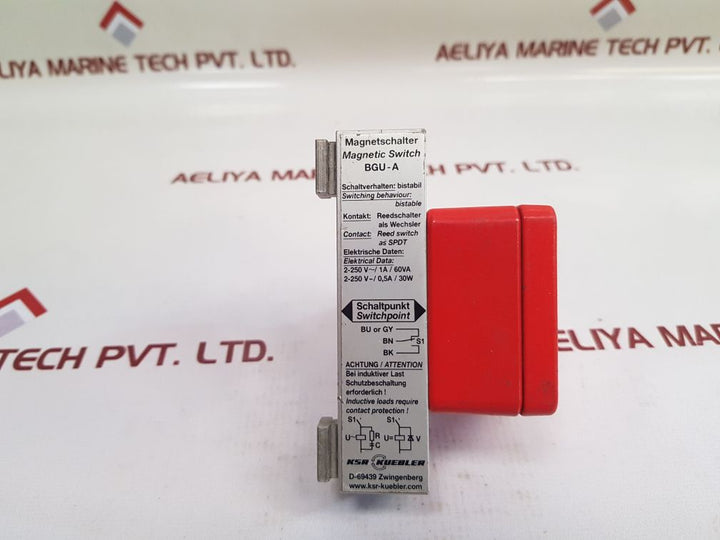 Ksr Kuebler Bgu-a Magnetic Switch 2-250 Vac 1A - Aeliya Marine Tech
