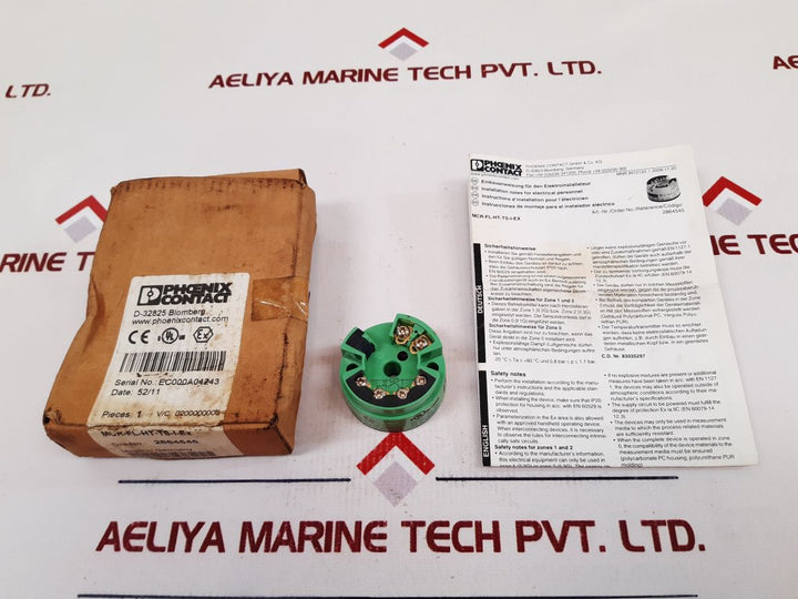 Phoenix Contact Mcr-fl-ht-ts-i-ex Head-mounted Transducer 2864545