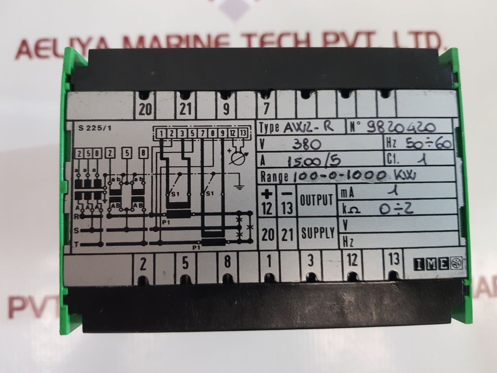 Ime Aw2-r Alarm Relay 100-0-1000Kw - Aeliya Marine Tech