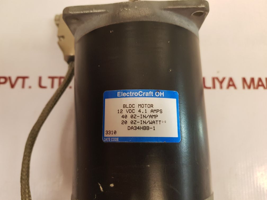Electrocraft Oh Da34Hbb-1 Bldc Motor - Aeliya Marine Tech