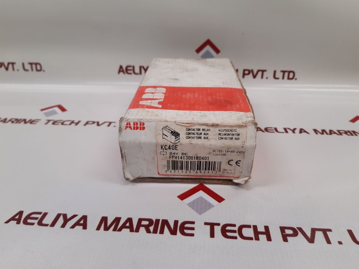 Abb Kc40E Contactor Relay - Aeliya Marine Tech