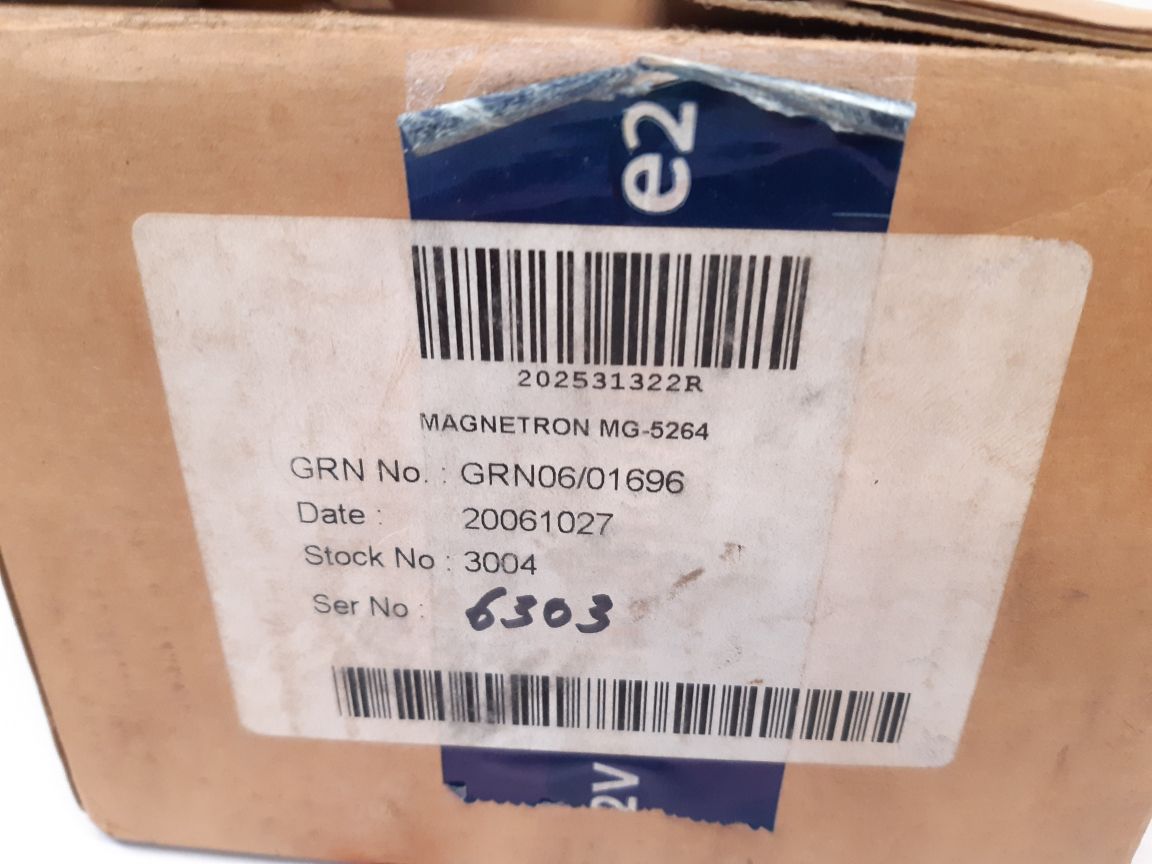 E2V Technologies Mg5264 Eev Magnetron - Aeliya Marine Tech