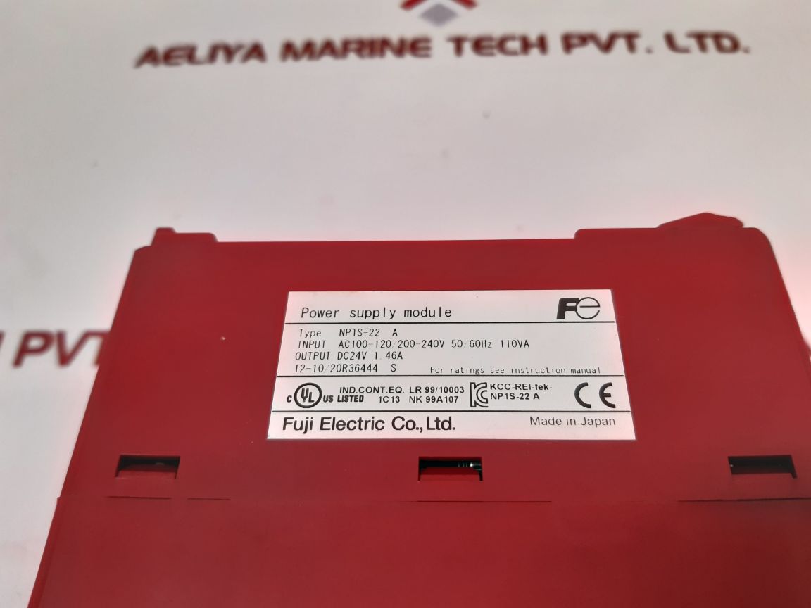 Fuji Electric Np1S-22 A Power Supply Module Np1S-22 - Aeliya Marine Tech