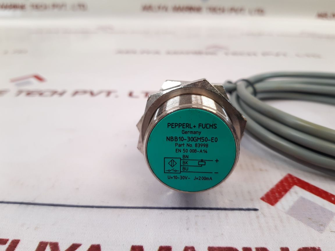 Pepperl + Fuchs Nbb10-30Gm50-e0 Proximity Switch 083998 New - Aeliya Marine Tech